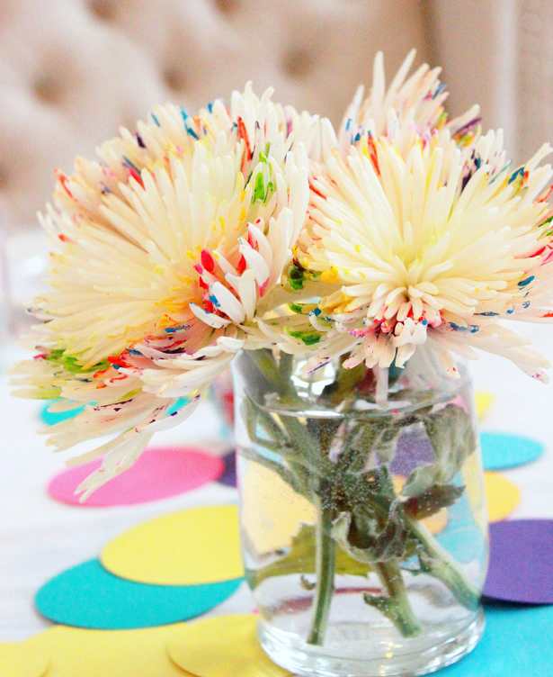 Rainbow Birthday Flowers