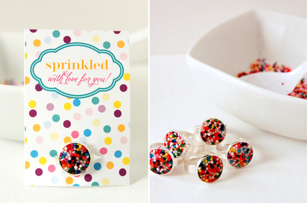 Rainbow Sprinkles Birthday Favors