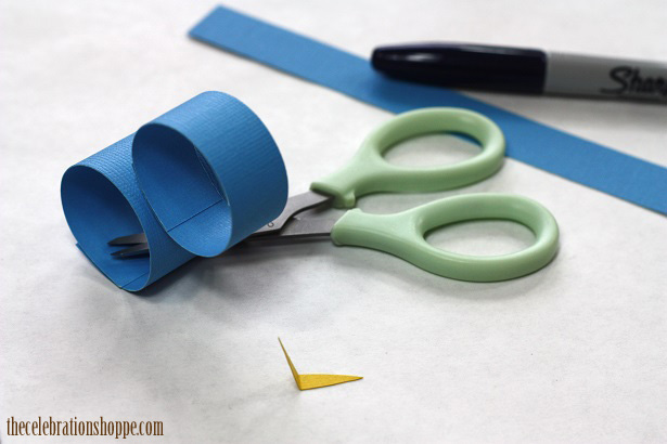 How to make a paper blue bird