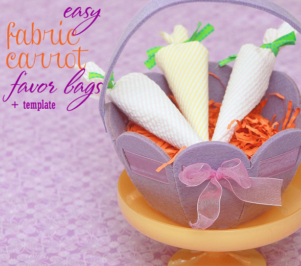 easy fabric carrot with template