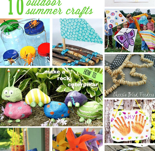 crafts for kids {10 outdoor craft ideas} - Kim Byers