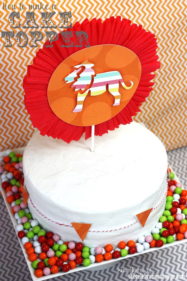 The celebration shoppe circus party cake wt