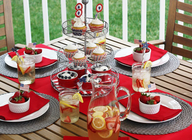1 the celebration shoppe red white silver summer table 1622wn