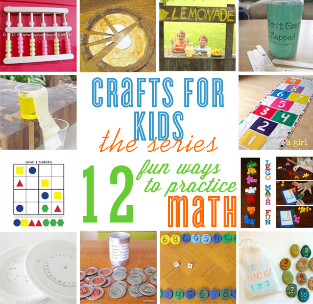 12 summer math crafts for kids