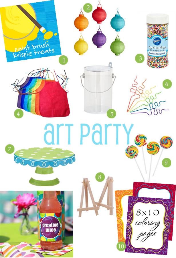 Coloring Party Planning, Ideas & Supplies