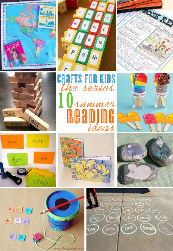 crafts for kids {summer reading ideas} Kim Byers