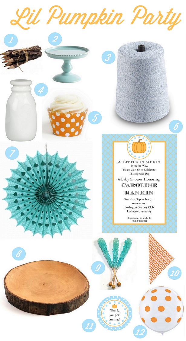 Lil Pumpkin Fall Baby Shower Party