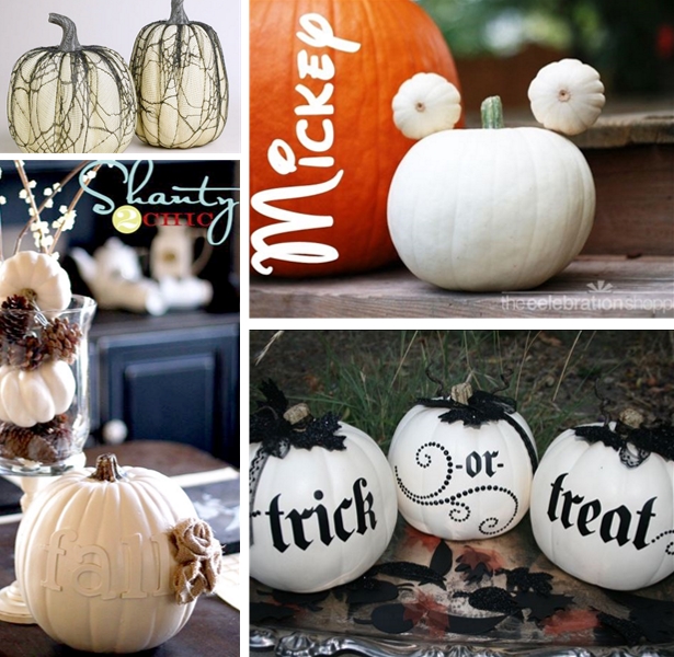 Decorating with white pumpkins | Kim Byers