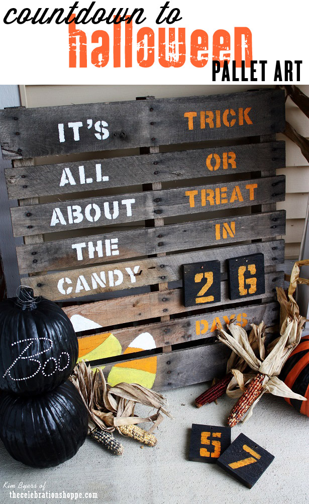 Countdown To Halloween Pallet Calendar | TheCelebrationShoppe.com