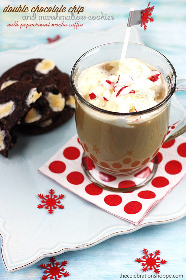 Peppermint Mocha and Double Chocolate Chip Cookies