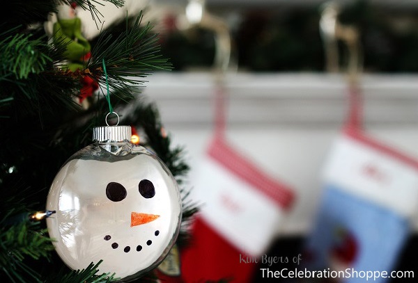 DIY Snowman Ornament | TheCelebrationShoppe.com