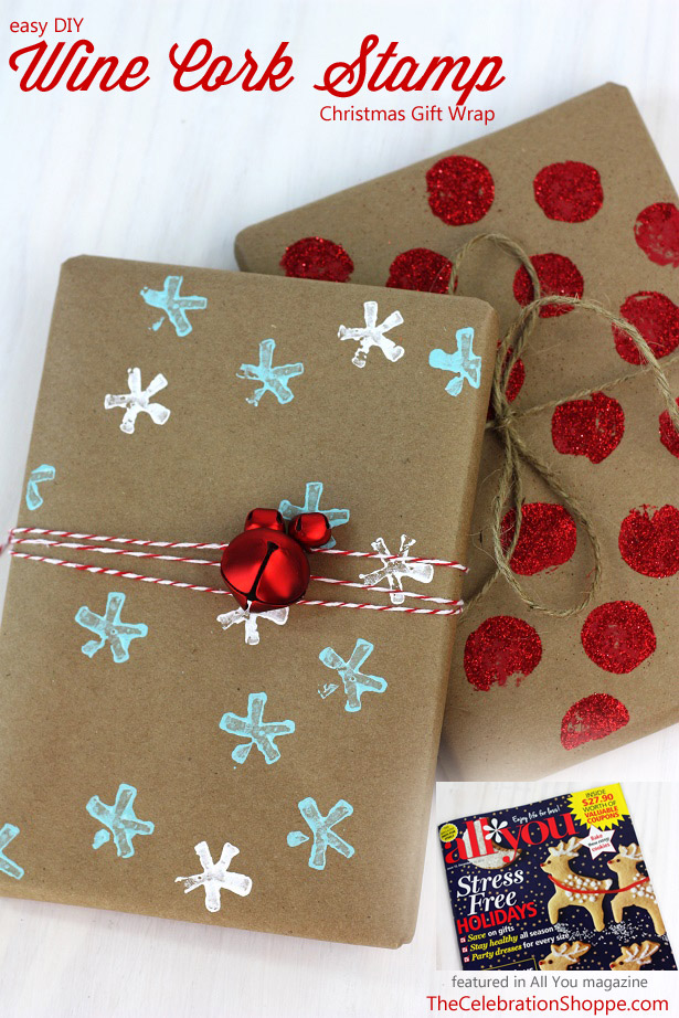 Wrap it Up #7: Kraft paper and stamp gift wrap - C.R.A.F.T.