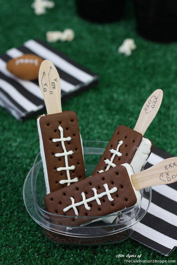 Football Ice Cream Cake