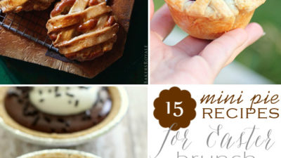 15 mini pies for easter brunch