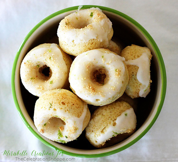 Key Lime Pie Leprechaun Doughnuts for St. Patrick's Day | Mirabelle Creations for TheCelebrationShoppe.com