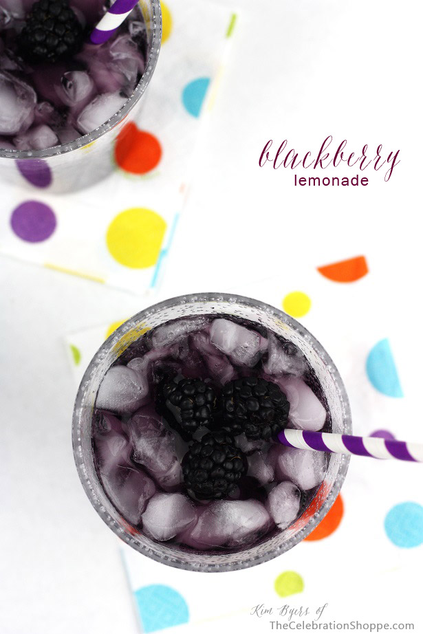 Blackberry Lemonade Recipe | Kim Byers, TheCelebrationShoppe.com