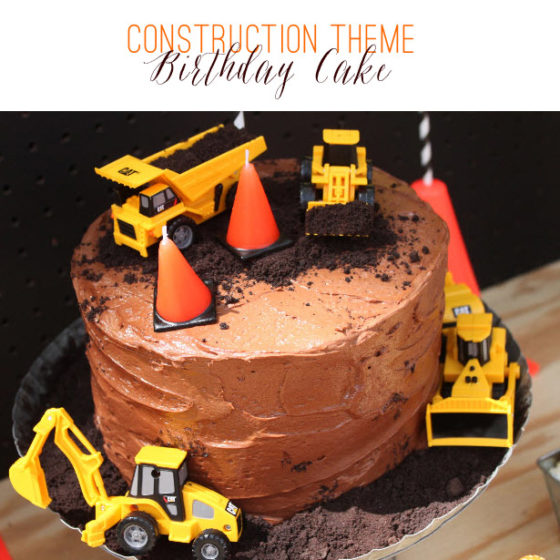 Construction Theme Birthday Cake - Kim Byers