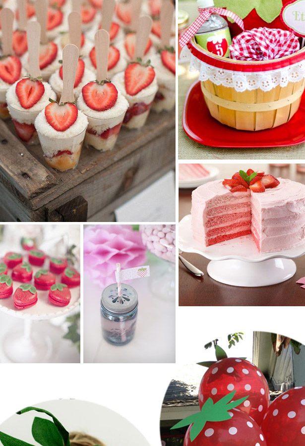 10 Creative Strawberry Themed Party / Birthday Ideas - Food & Decor ...