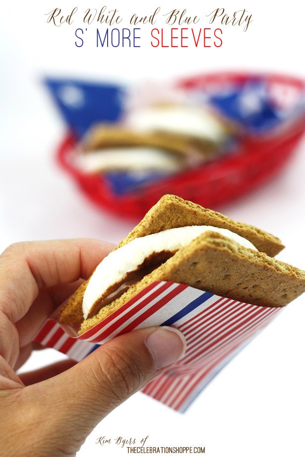 How To Make A S'more Sleeve To Catch All The Ooey Goodness | Kim Byers, TheCelebrationShoppe.com