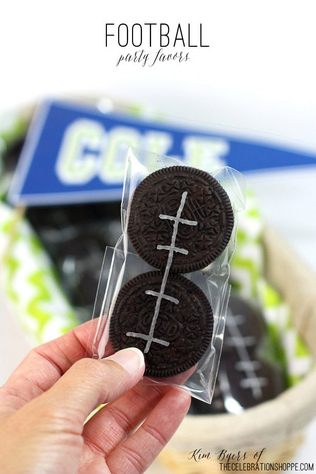 Fun Food: Easy Football Party Favors | Kim Byers, TheCelebrationShoppe.com
