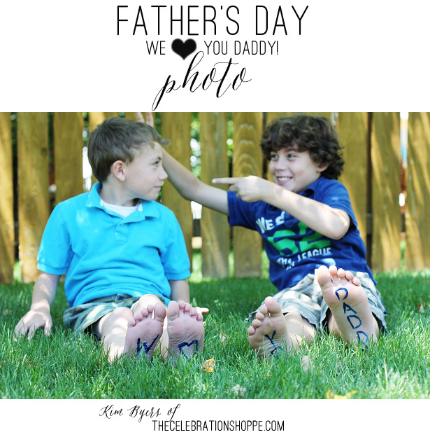 Father's Day Photo | Kim Byers, TheCelebrationShoppe.com