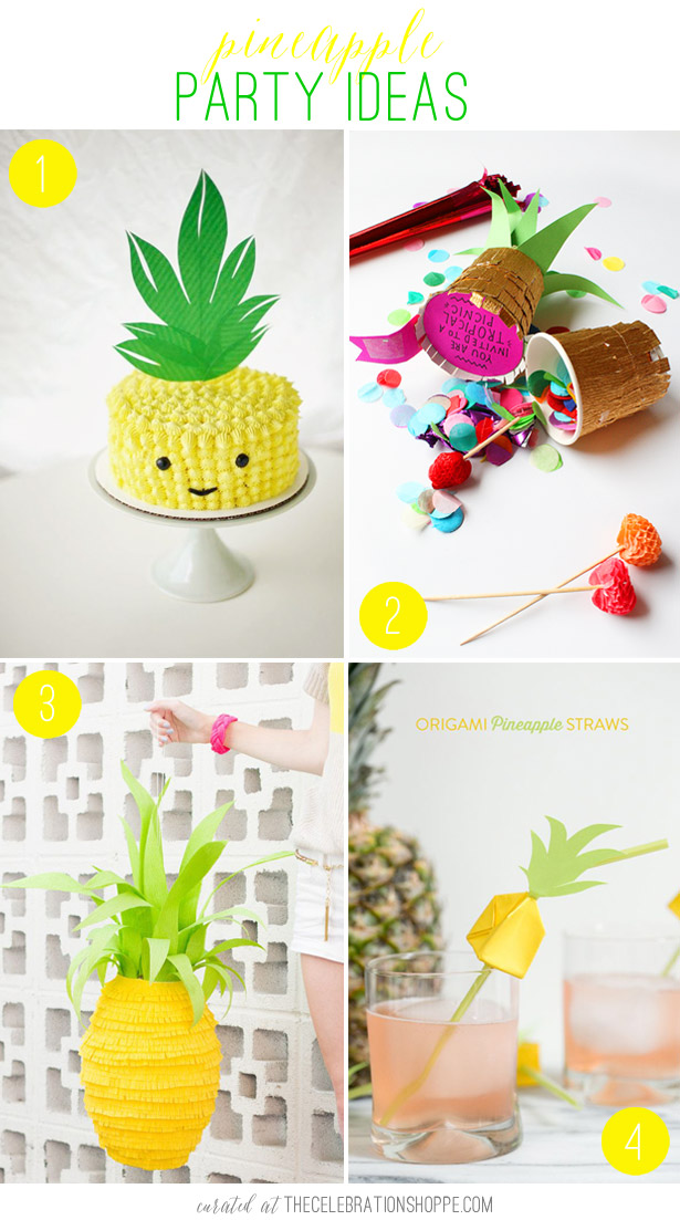 Pineapple Party Ideas | curated at TheCelebrationShoppe.com