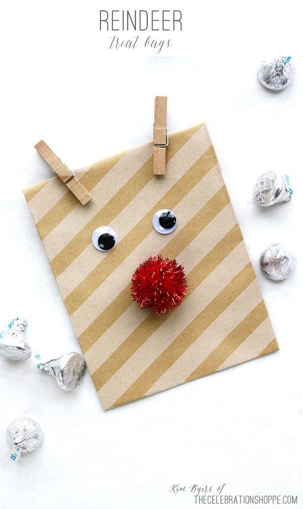 Reindeer Treat Bags | Kim Byers, TheCelebrationShoppe.com