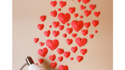 001 valentine heart wall