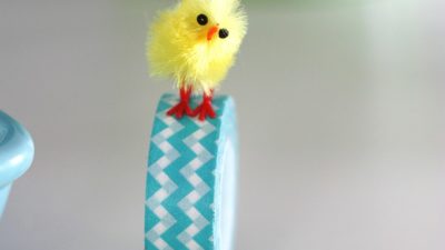 Fuzzy easter chicks