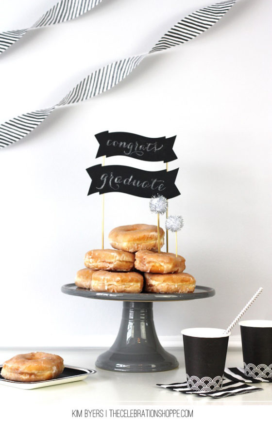 DIY Chalkboard Cake Topper Kim Byers
