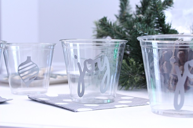 DIY Holiday Party Cups | Kim Byers