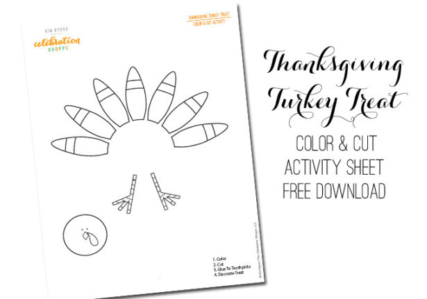 Free Thanksgiving Turkey Activity Sheet