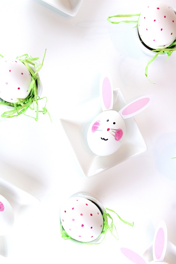 DIY Easter Egg Easter Bunnies | @kimbyers TheCelebrationShoppe.com