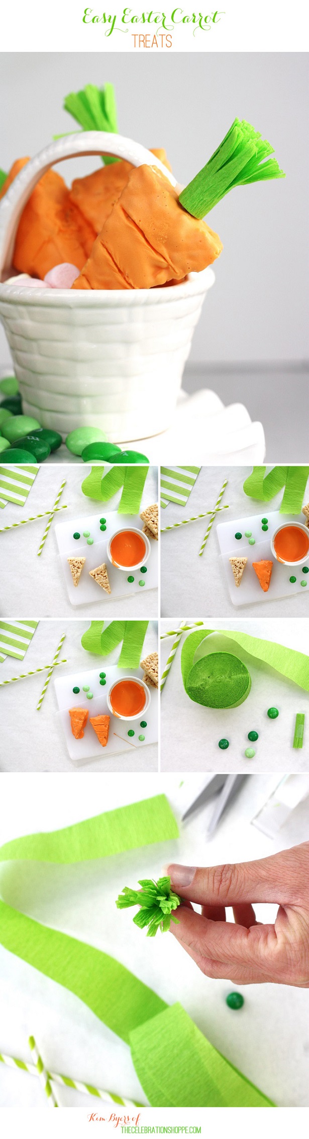 Easter Bunny Rice Krispies Treats | Easy DIY with @kimbyers TheCelebrationShoppe.com