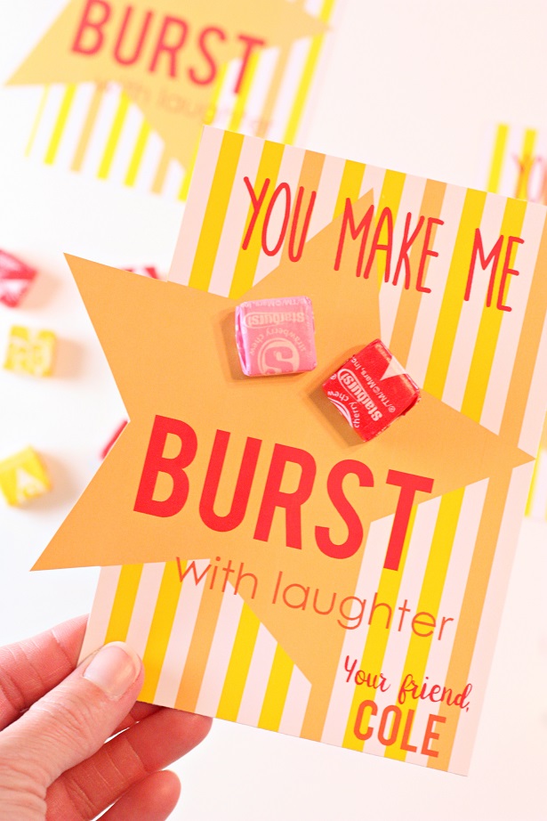Starburst Valentine Ideas Free Printable Kim Byers