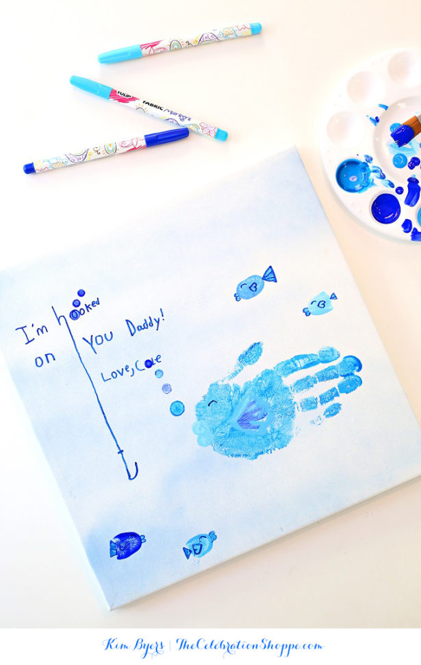 Fathers Day Handprint Art | Kim Byers