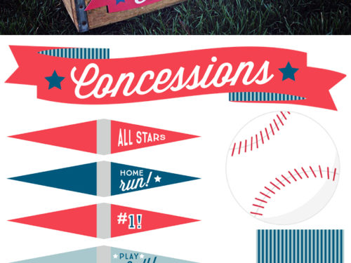 Baseball Party Decoration Ideas & Supplies | FREE Printables