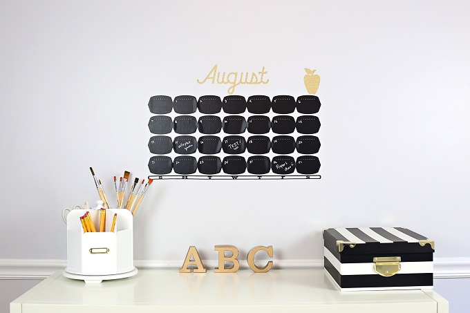 Back to School Chalk Calendar | Kim Byers