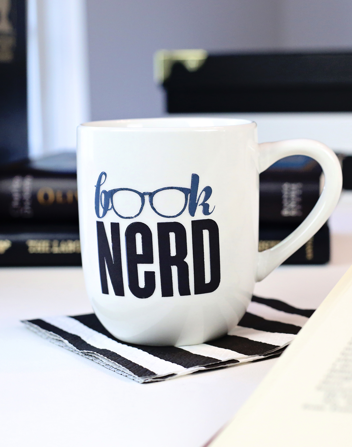 Painted Initial Mug - The Love Nerds