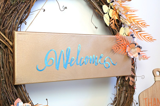 1 welcome fall foil sign kim byers 9984 680