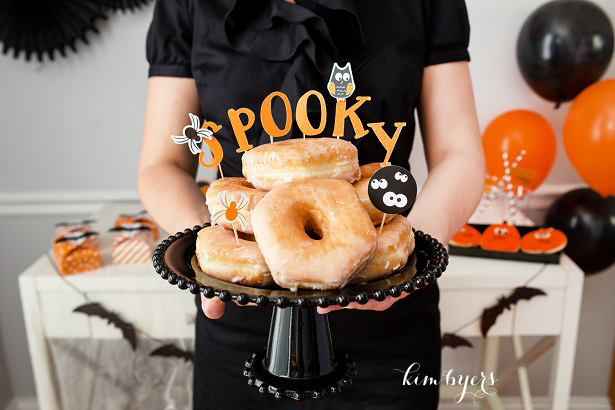 Spooky halloween donuts kim byers wl