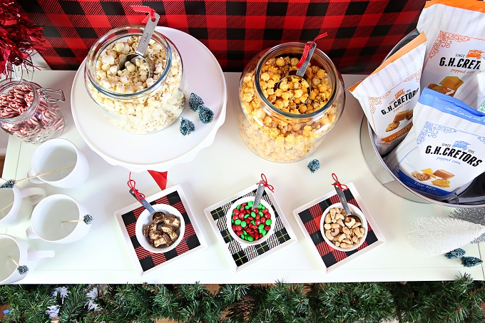 Holiday Movie Night Popcorn Bar | Kim Byers