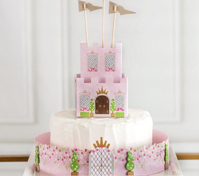 Princess castle cake paper craft kim byers