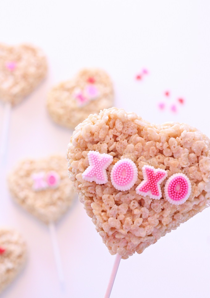 Valentines Day Rice Krispies Treats | Kim Byers