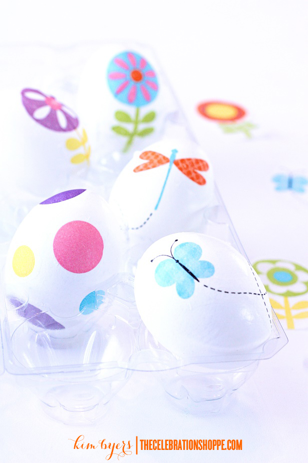 Decorate Easter Eggs With Paper Napkins | Kim Byers