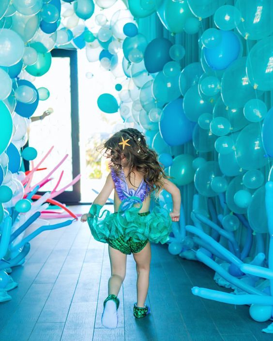 Mermaid Party Balloons | Kim Byers