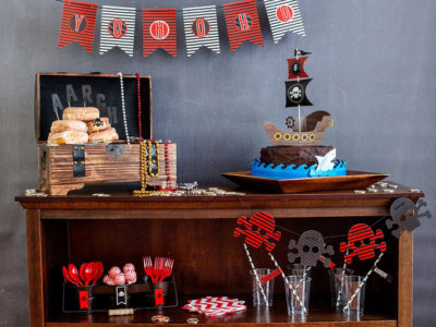 Pirate Party Paper Craft Decorations - Kim Byers