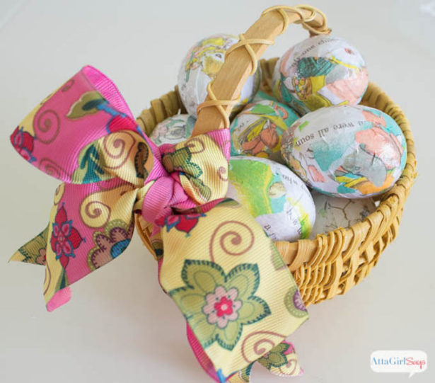 Best Easter Egg Decorating Ideas Decoupage Atta Girl