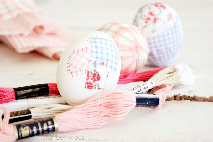 Best Easter Egg Decorating Ideas Fabric Eggs | Craftberry Bush