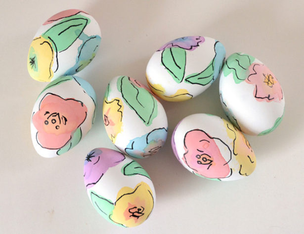 Best Easter Egg Decorating Ideas Watercolor | Dream A Little Bigger